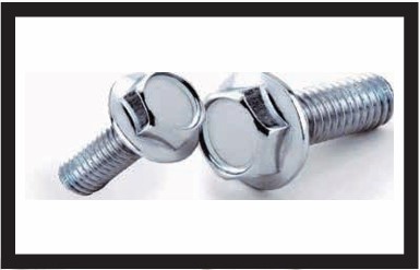 Flange Bolts – Hex Head Serrated Flange Bolts for High Torque Joints – Grade 8.8/10.9 Steel, Partial Thread, M6-M30, Integrated Washer Flange, Zinc Plated for Machinery, Automotive and Structural Framing